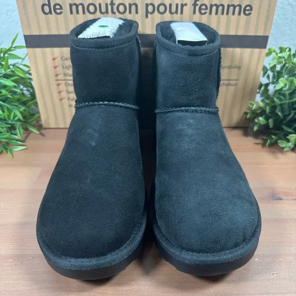 Kirkland‎ Signature Women's Black Shearling Boots Size 8